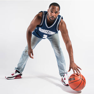 Allen Iverson Georgetown Hoyas HWC Throwback NCAA Swingman Jersey