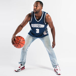 Allen Iverson Georgetown Hoyas HWC Throwback NCAA Swingman Jersey