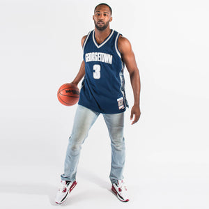 Allen Iverson Georgetown Hoyas HWC Throwback NCAA Swingman Jersey