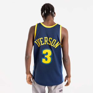 Allen Iverson Denver Nuggets Hardwood Classics Throwback NBA Swingman Jersey