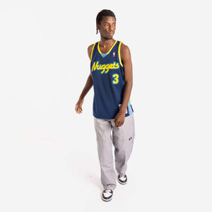 Allen Iverson Denver Nuggets Hardwood Classics Throwback NBA Swingman Jersey