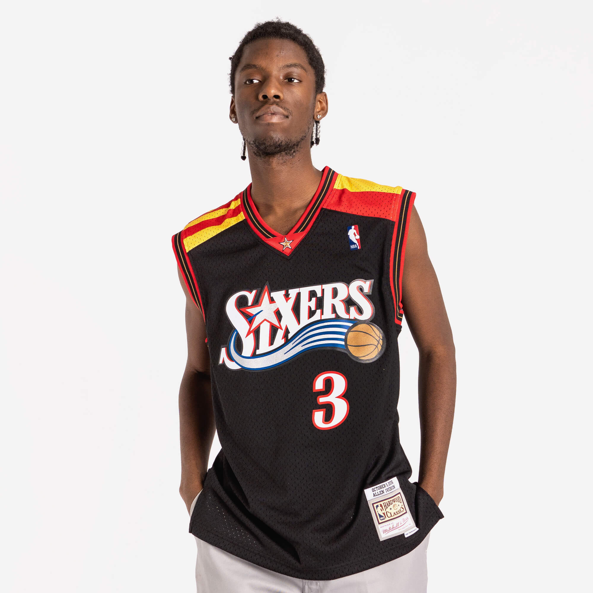 Nba Philadelphia 76ers Sixers Throwback Basketball Jersey