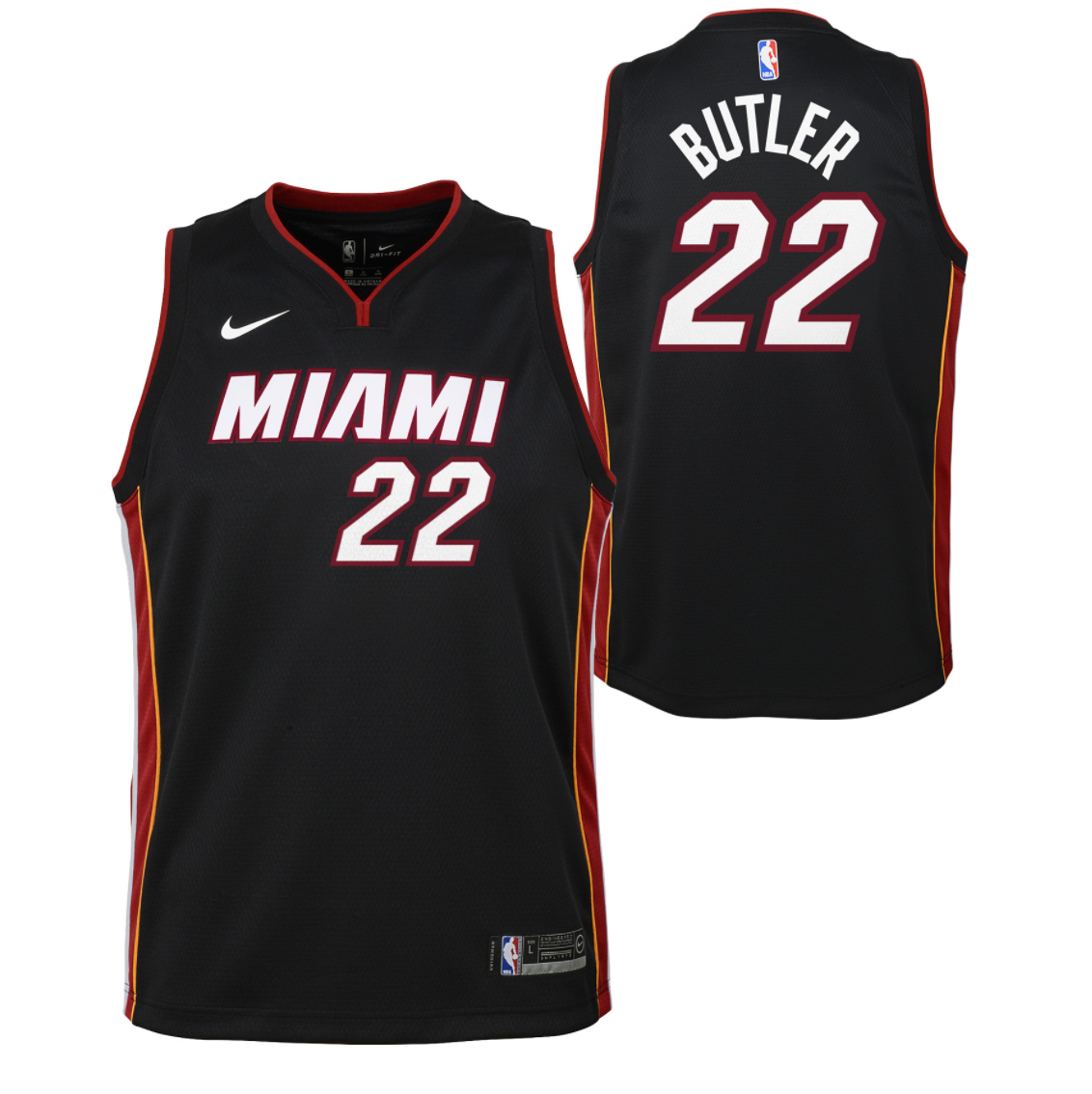 Jimmy Butler Icon Black Youth Name & Number Tee – Miami HEAT Store