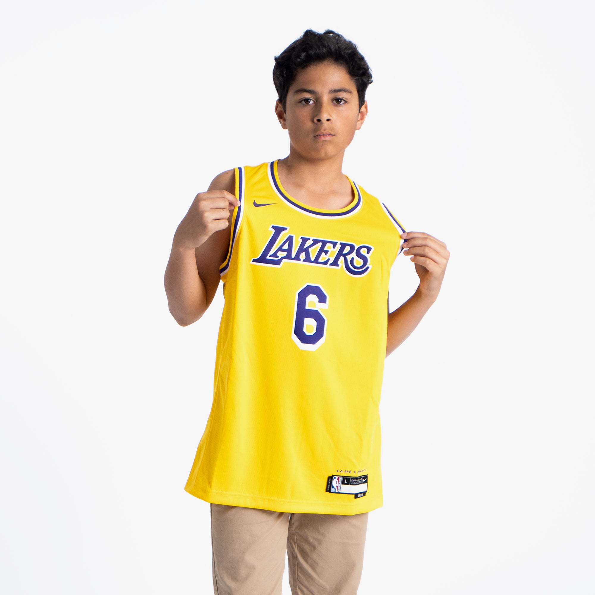 Lebron James Los Angeles Lakers City Edition 2021-22 Player Edition  Embroidered Jersey