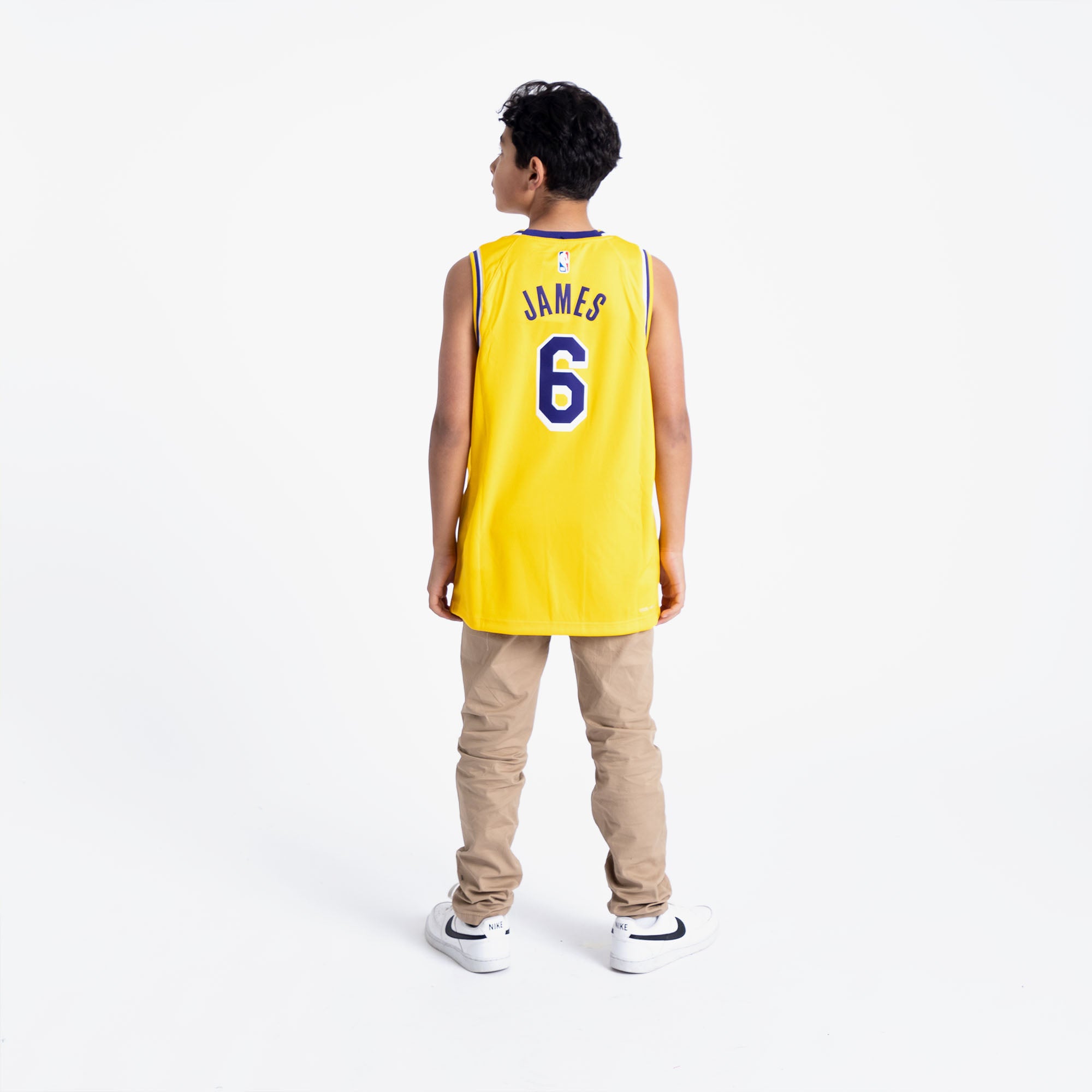 Nike NBA Los Angeles Lakers James #6 Swingman Men's Basketball
