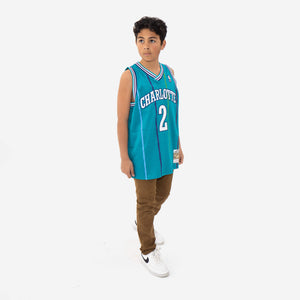 Larry Johnson Charlotte Hornets HWC Youth NBA Swingman Jersey
