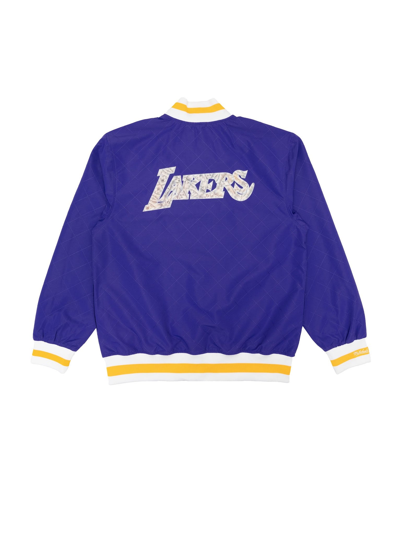 Los Angeles Lakers Jacket, Satin - All White, M/L Supreme