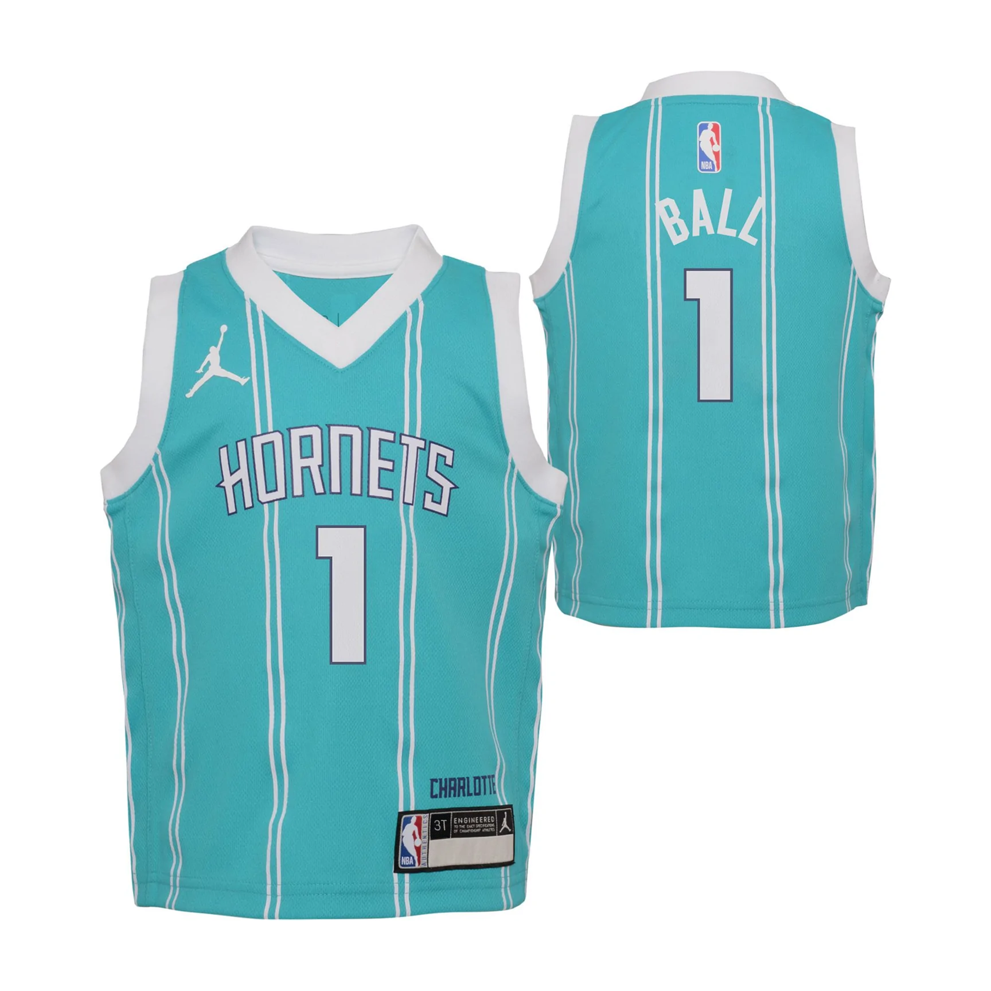 2022-23 City Version NBA Charlotte Hornets Blue #1 Jersey-311