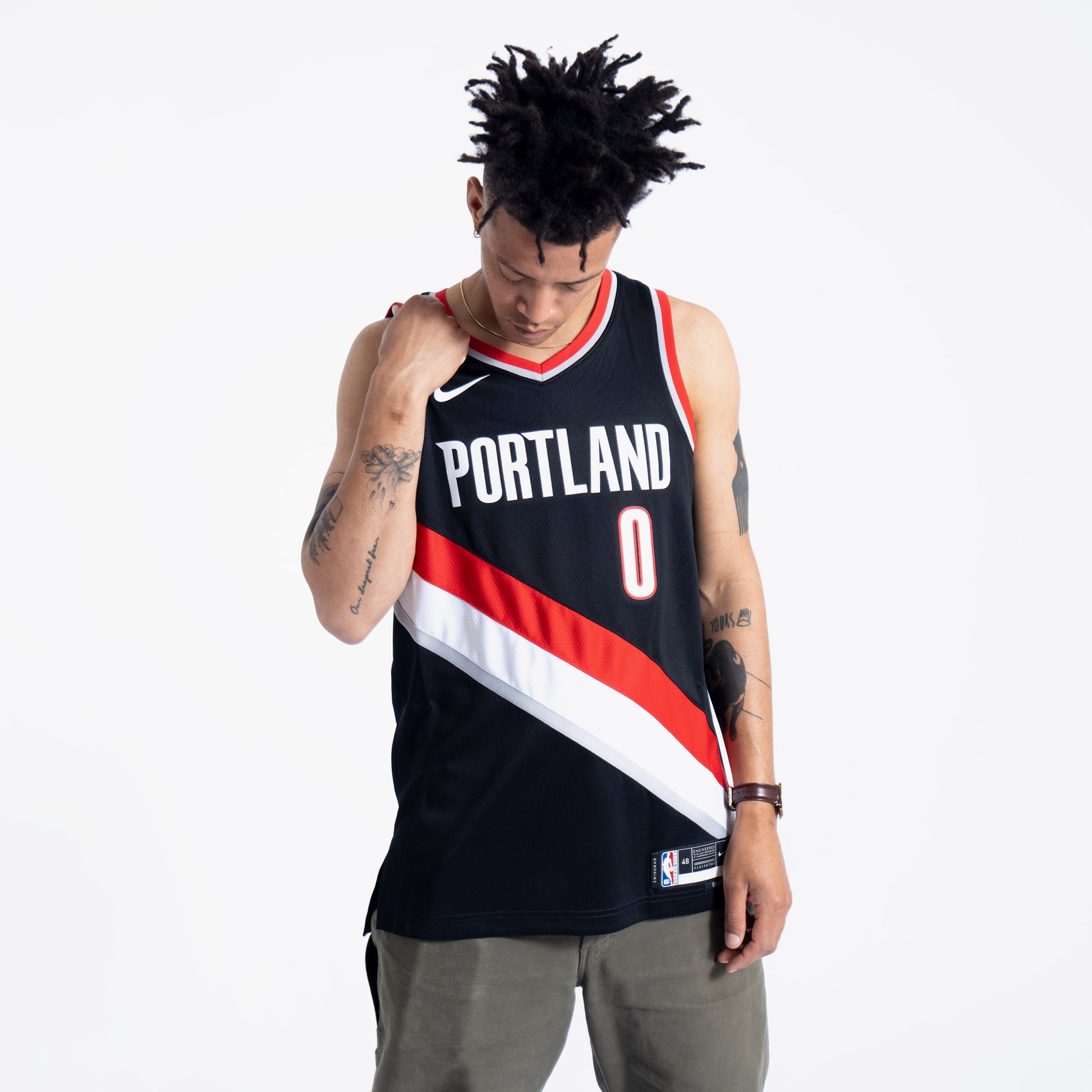 Damian Lillard Portland Trail Blazers Nike 2019/20 Swingman Player Jersey -  City Edition - Cream