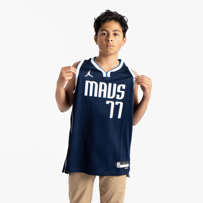  Luka Doncic Dallas Mavericks NBA Boys Kids 4-7 Blue