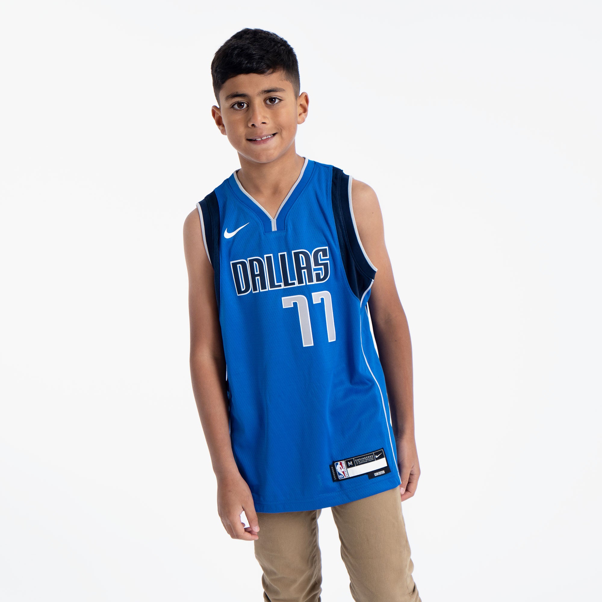  Luka Doncic Dallas Mavericks NBA Boys Kids 4-7 Blue Icon Edition  Player Jersey (as1, Numeric, Numeric_4) : Sports & Outdoors