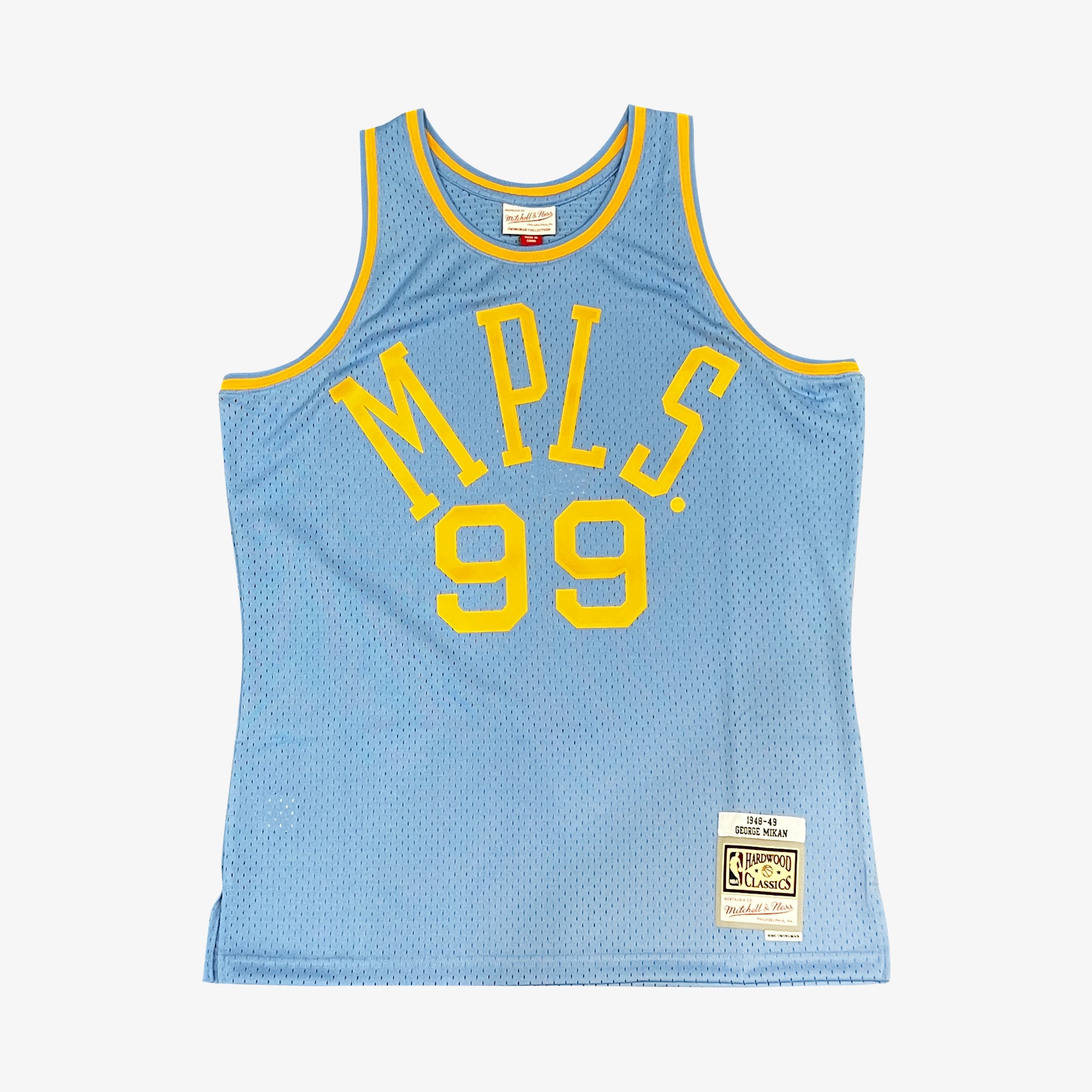 George Mikan Minneapolis Lakers HWC Throwback NBA Swingman Jersey –  Basketball Jersey World