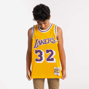 Magic Johnson Los Angeles Lakers HWC Youth NBA Swingman Jersey