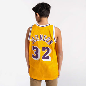 Magic Johnson Los Angeles Lakers HWC Youth NBA Swingman Jersey