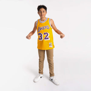 Magic Johnson Los Angeles Lakers HWC Youth NBA Swingman Jersey