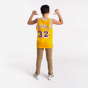 Magic Johnson Los Angeles Lakers HWC Youth NBA Swingman Jersey