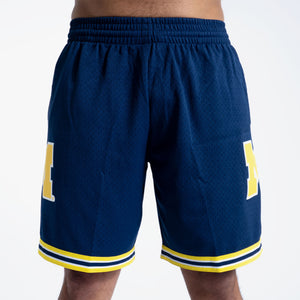 Michigan Wolverines Hardwood Classics Throwback Swingman NCAA Shorts