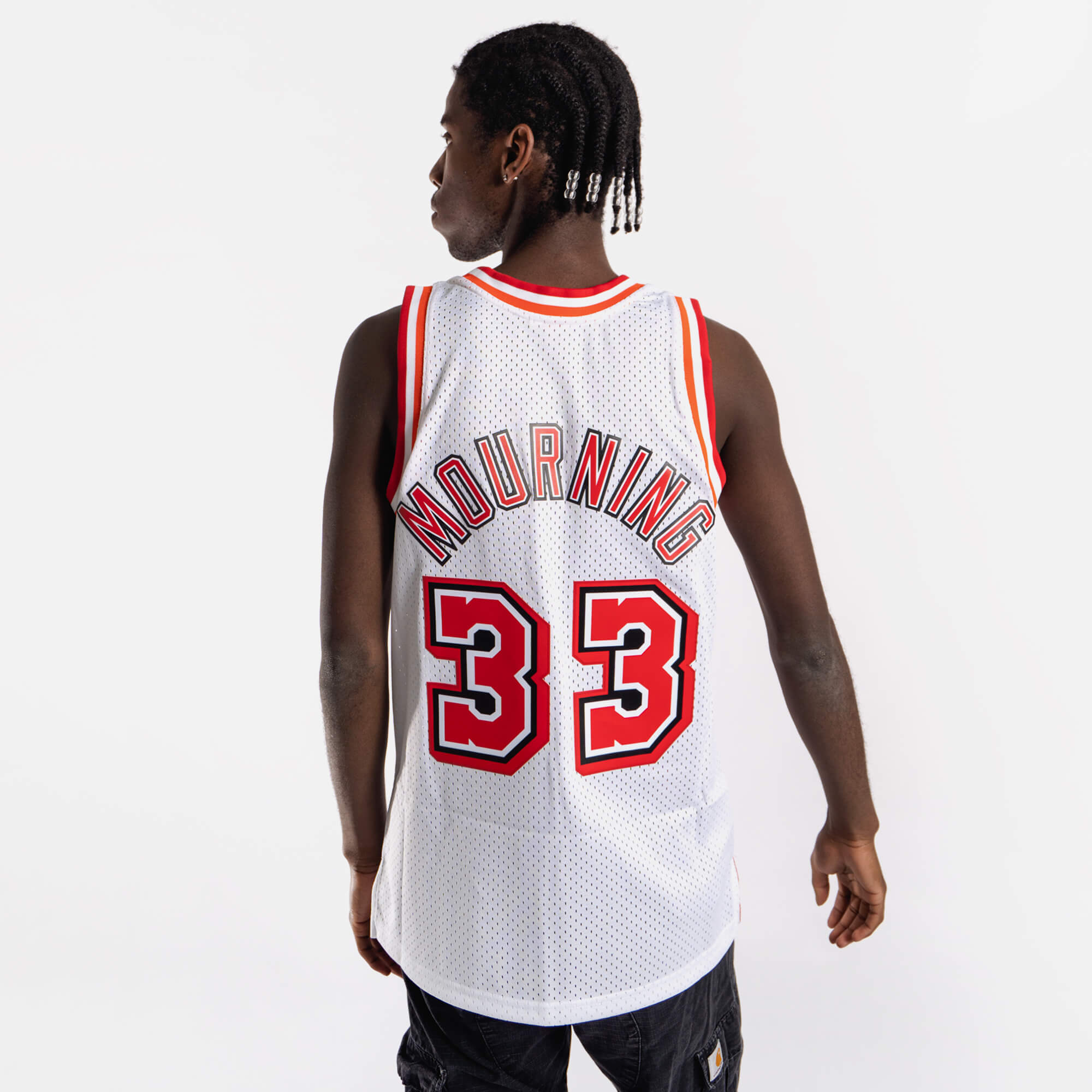 alonzo mourning mitchell and ness jersey