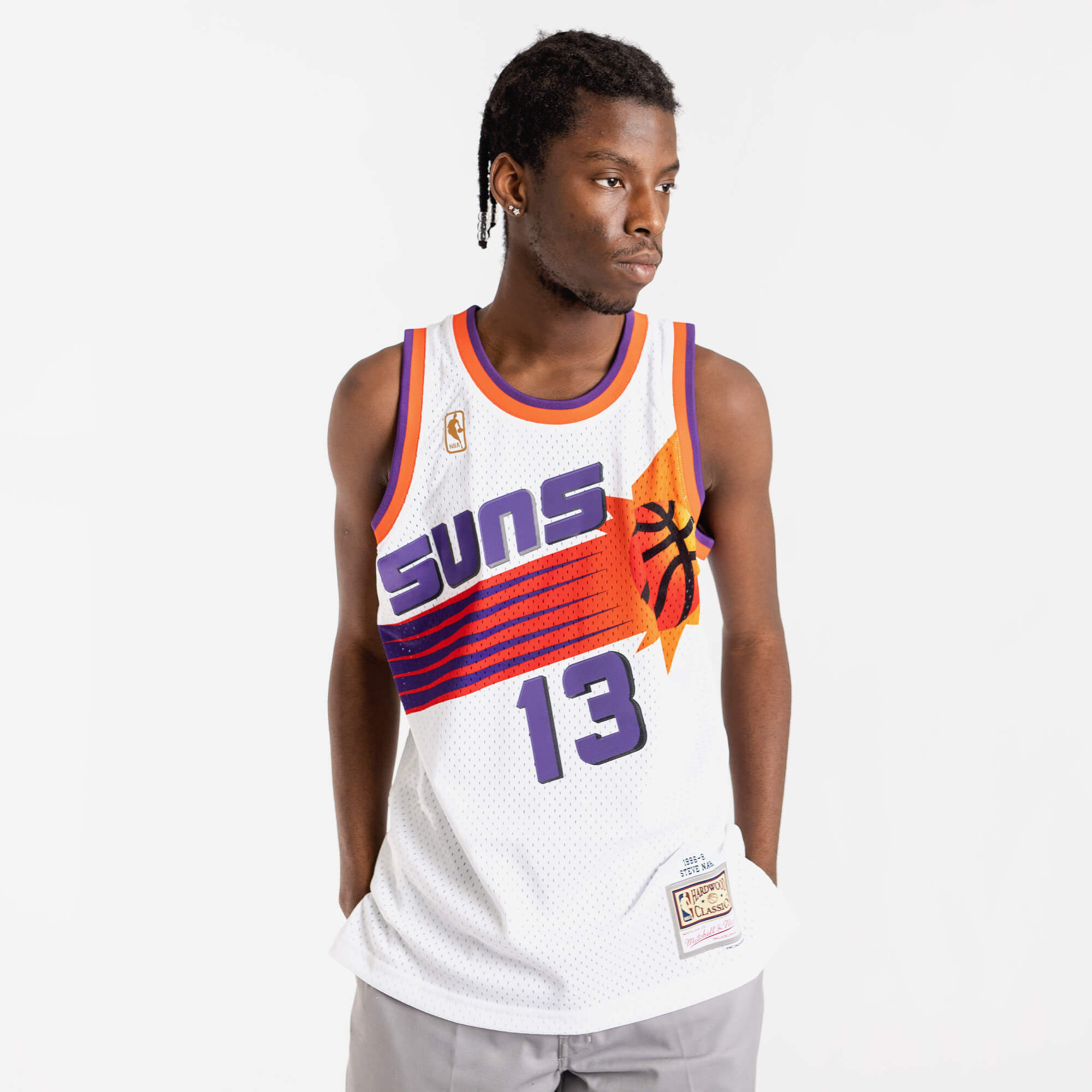 Phoenix Suns NBA Steve Nash Vintage Suns Basketball Jersey
