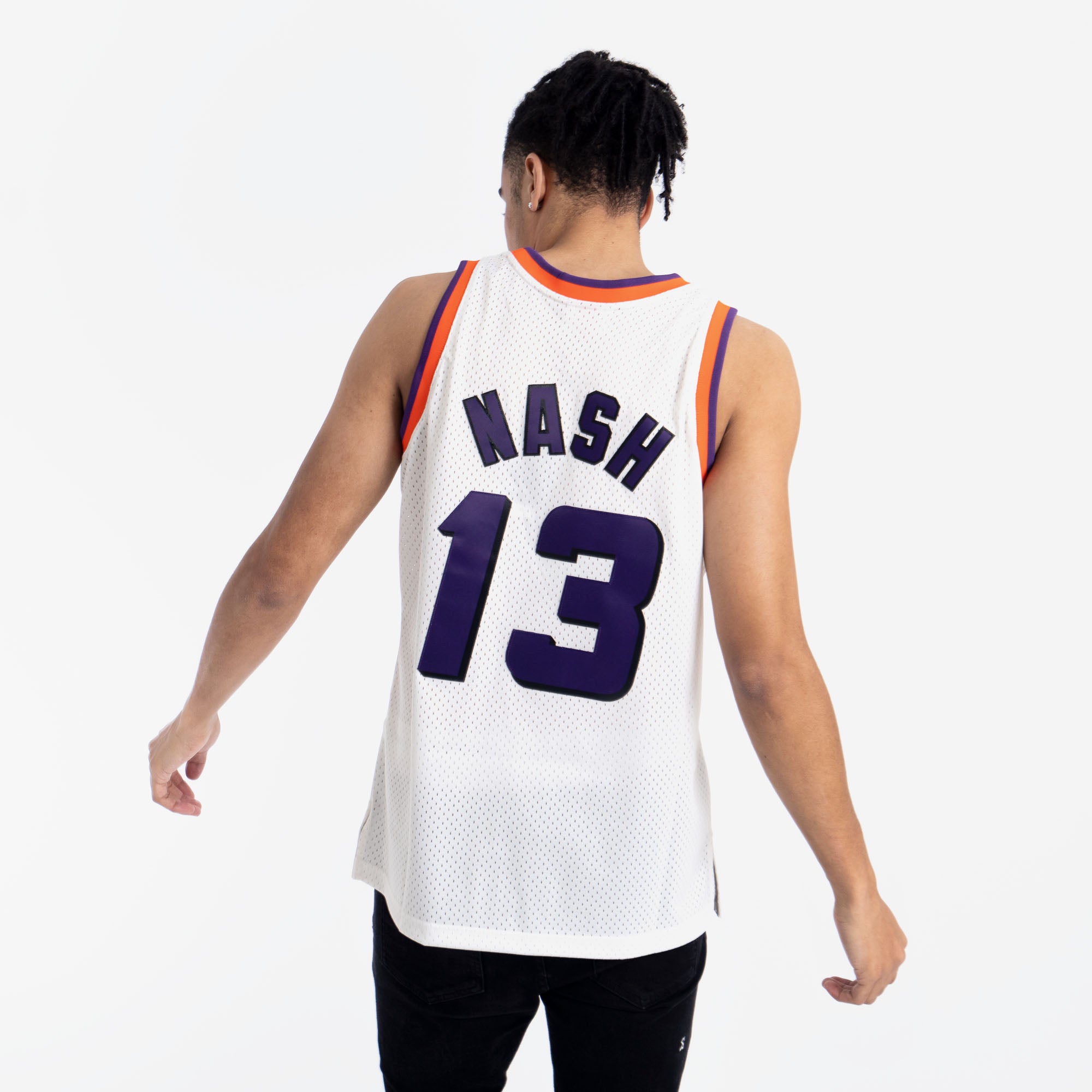 Steve Nash Phoenix Suns Hardwood Classics Throwback NBA Swingman