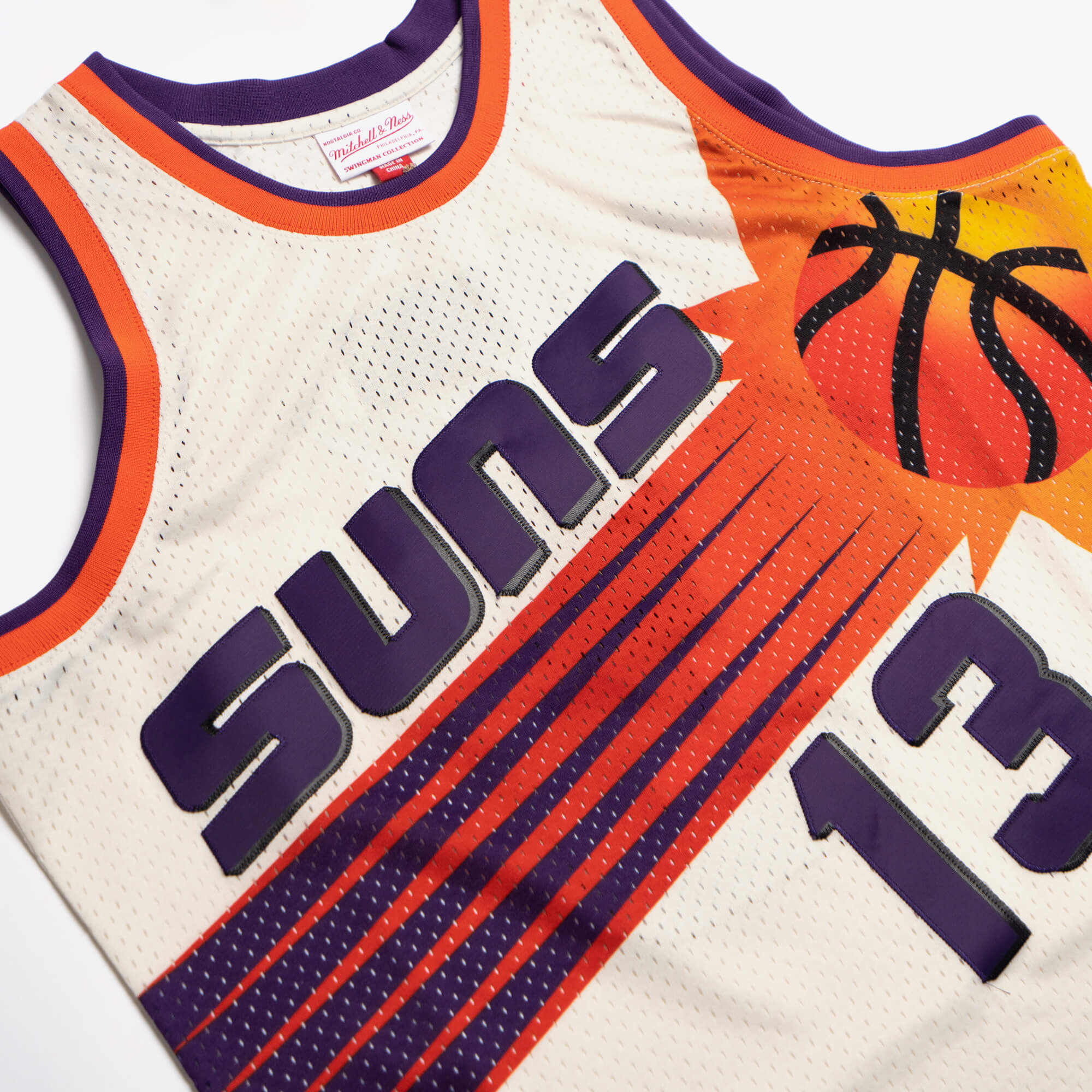 Mitchell & Ness Mens Steve Nash Phoenix Suns Swingman Jersey 'White' L