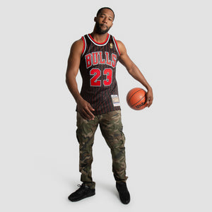 Michael Jordan Chicago Bulls Premium 1996-97 Pinstripe NBA Authentic Jersey