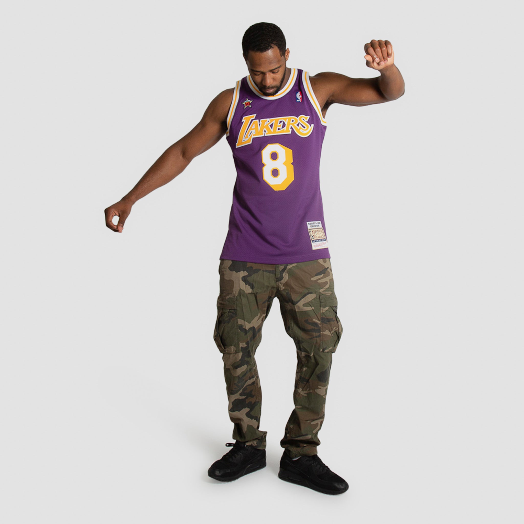 Men's Kobe Bryant Golden Retro Classic Team Jersey - Kitsociety