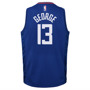 Paul George Los Angeles Clippers 2024 Icon Edition Youth NBA Swingman Jersey