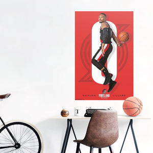Damian Lillard Portland Trail Blazers NBA Wall Poster