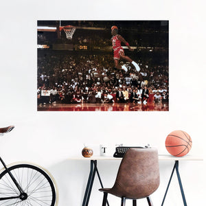 Michael Jordan Slam Dunk Contest NBA Wall Poster