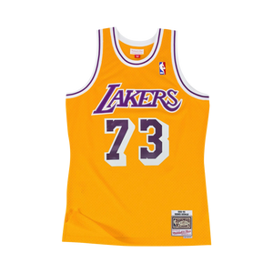 Dennis Rodman Los Angeles Lakers HWC Throwback NBA Swingman Jersey