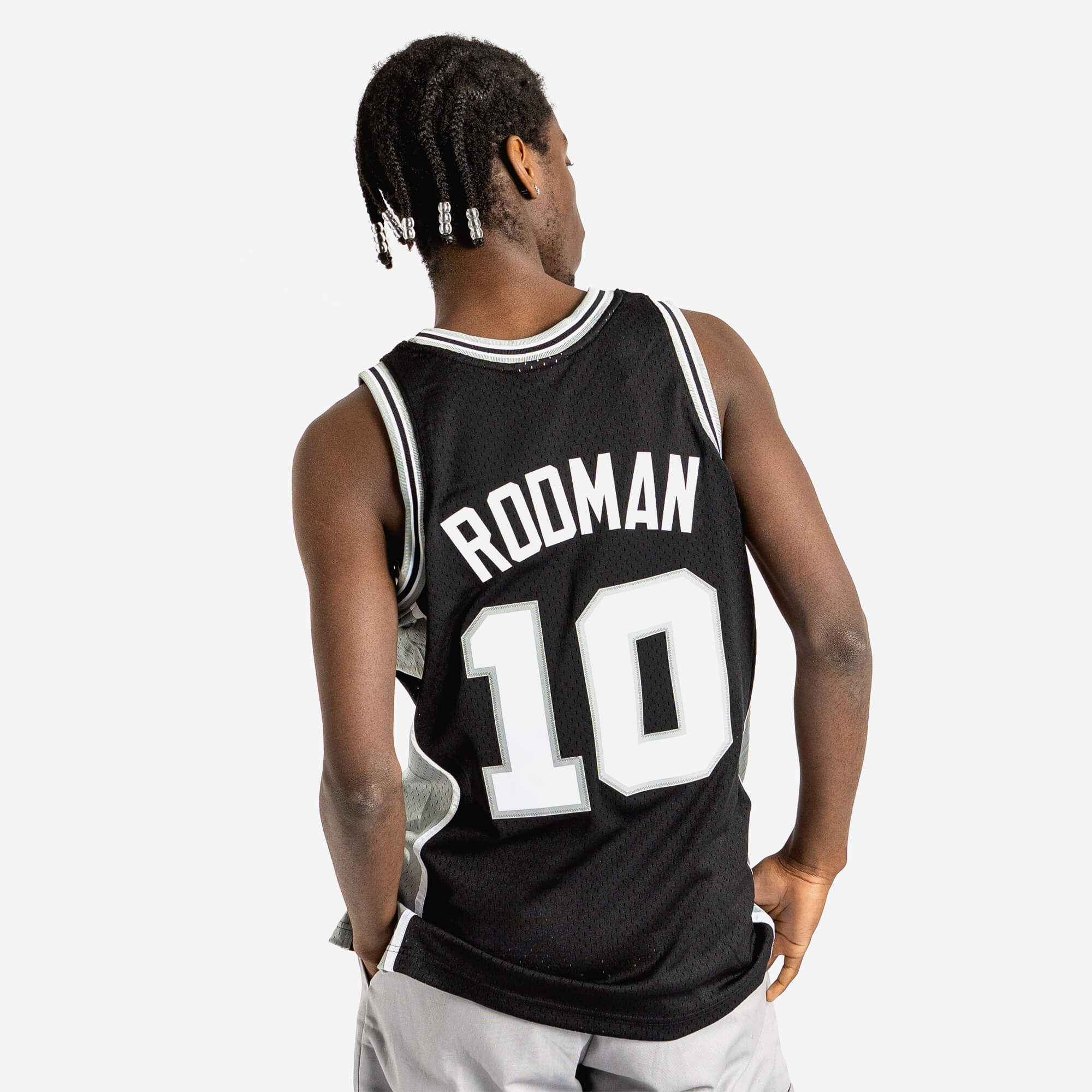 Dennis Rodman San Antonio Spurs HWC Throwback NBA Swingman Jersey