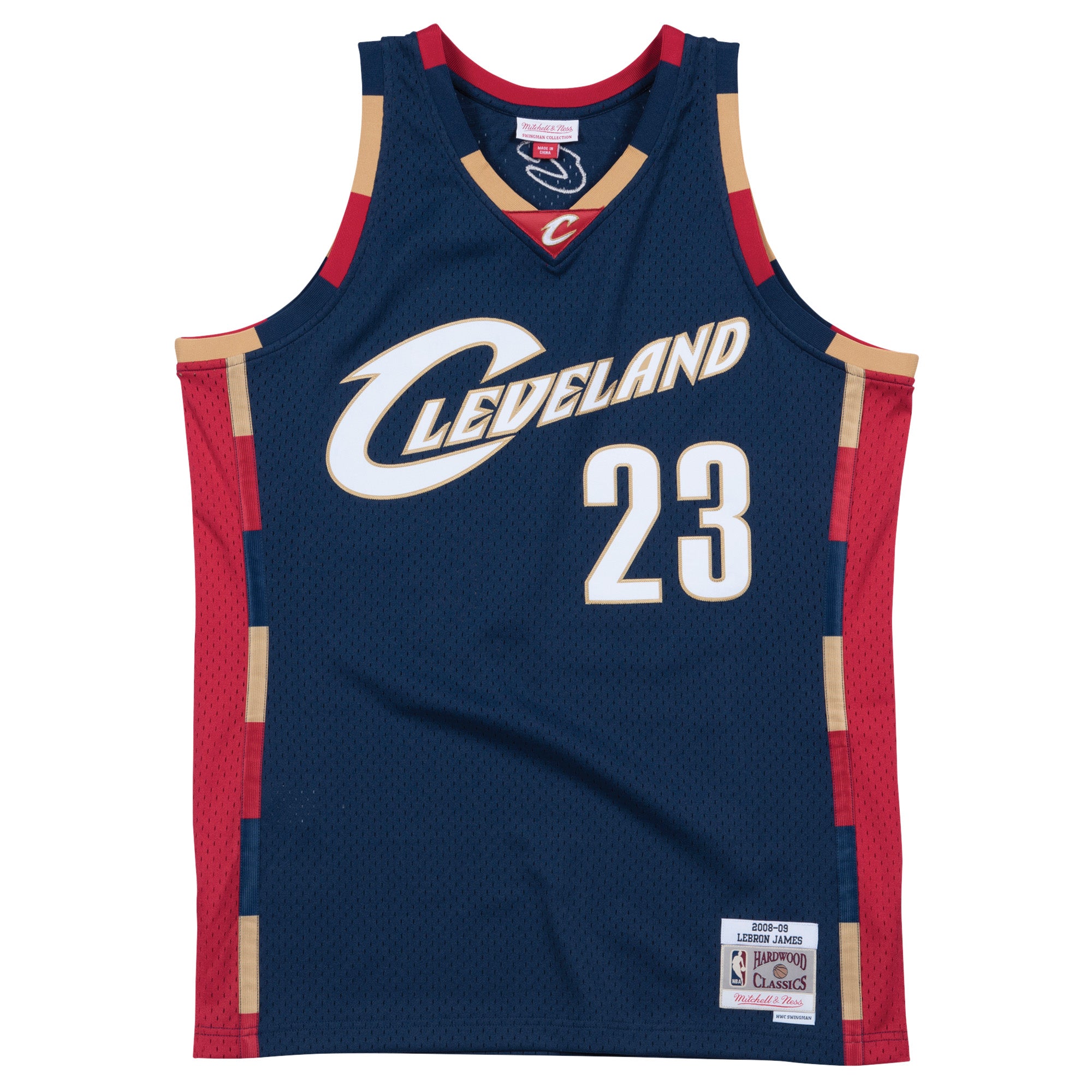LeBron James Cleveland Cavaliers Hardwood Classics Home Throwback NBA –  Basketball Jersey World