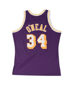 Shaquille O'Neal Los Angeles Lakers HWC Throwback NBA Swingman Jersey