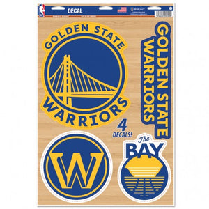 Golden State Warriors Decal 11" x 17" Stickers