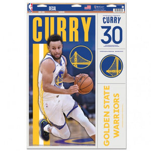 Stephen Curry Golden State Warriors Decal 11" x 17" Stickers