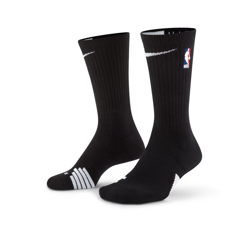 Nike NBA Logo Elite Black Basketball Crew Socks – Basketball
