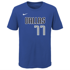 Luka Dončić Dallas Mavericks Icon Edition Youth Dri-Fit NBA T-Shirt