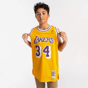 Shaquille O'Neal Los Angeles Lakers HWC Youth NBA Swingman Jersey