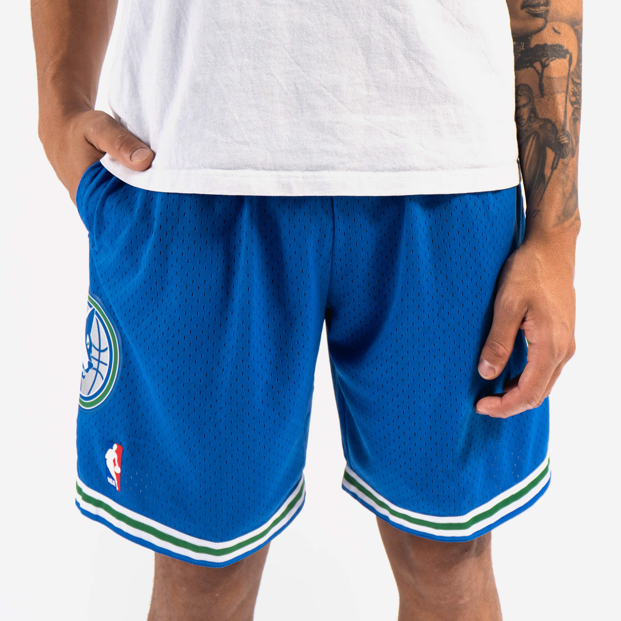 Minnesota Timberwolves 1993-94 Hardwood Classics Throwback Swingman NBA  Shorts