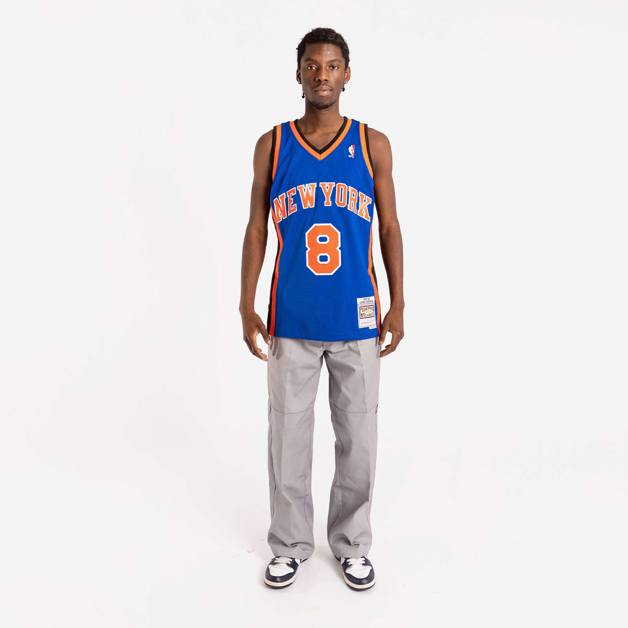 Shop Mitchell & Ness New York Knicks Latrell Sprewell 1998-1999