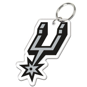 San Antonio Spurs Premium Acrylic Team Logo NBA Keyring