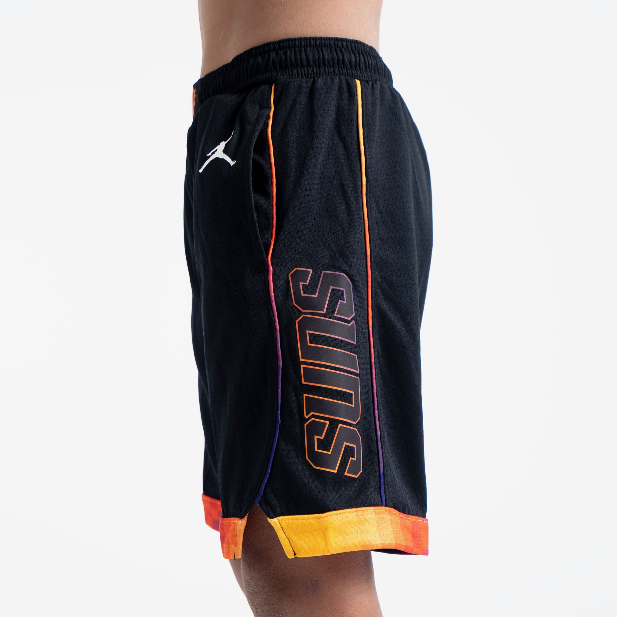 Youth Jordan Brand Orange Phoenix Suns 2019/20 Swingman Performance Shorts  - Statement Edition