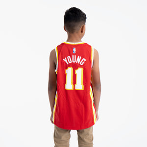 Trae Young Atlanta Hawks 2024 Icon Edition Youth NBA Swingman Jersey