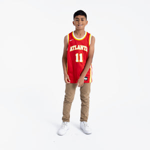 Trae Young Atlanta Hawks 2024 Icon Edition Youth NBA Swingman Jersey