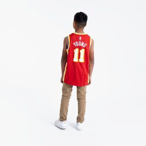 Trae Young Atlanta Hawks 2024 Icon Edition Youth NBA Swingman Jersey