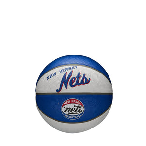 New Jersey Nets Team Logo Retro Mini NBA Basketball