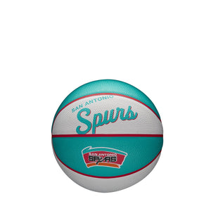 San Antonio Spurs Team Logo Retro Mini NBA Basketball