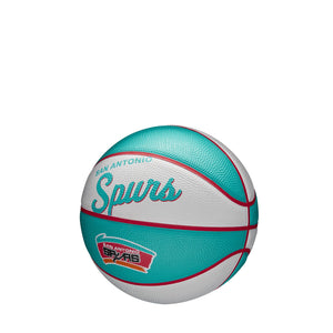 San Antonio Spurs Team Logo Retro Mini NBA Basketball