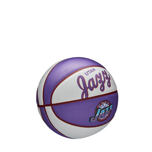 Utah Jazz Team Logo Retro Mini NBA Basketball